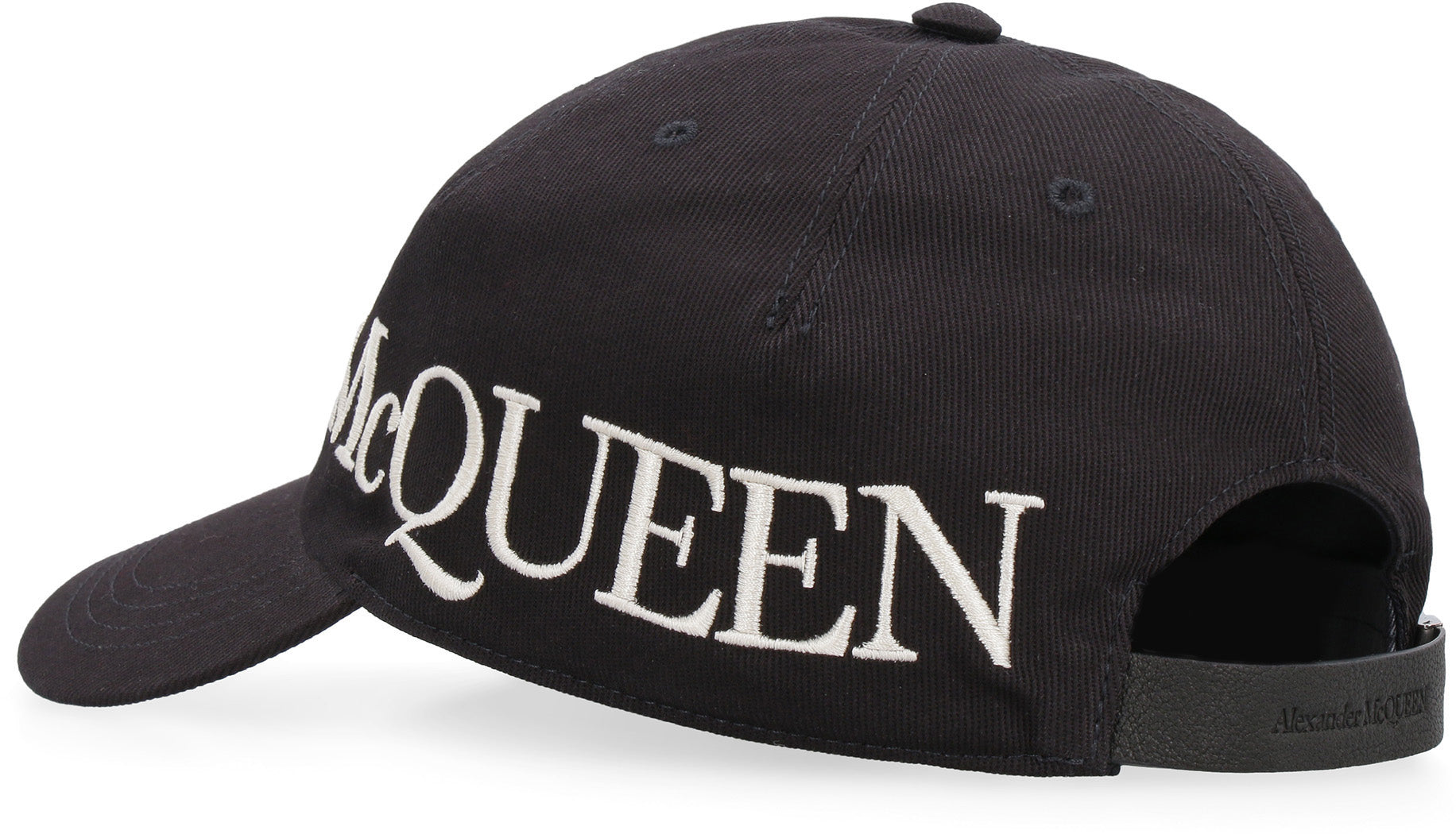 ALEXANDER MCQUEEN Classic Gabardine Baseball Cap - FW23 Edition