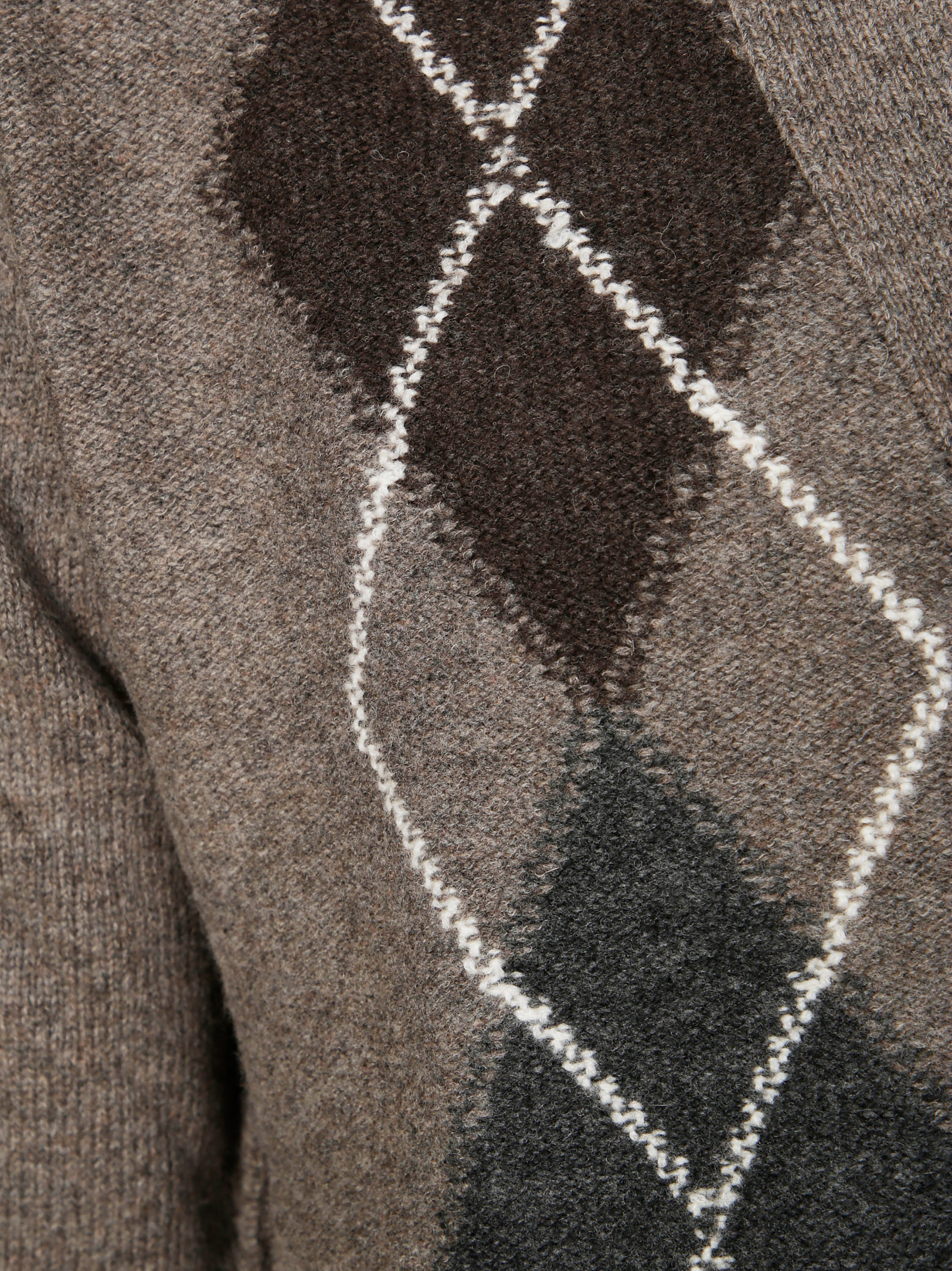 PAOLO PECORA Diamond Knit Cardigan for Women