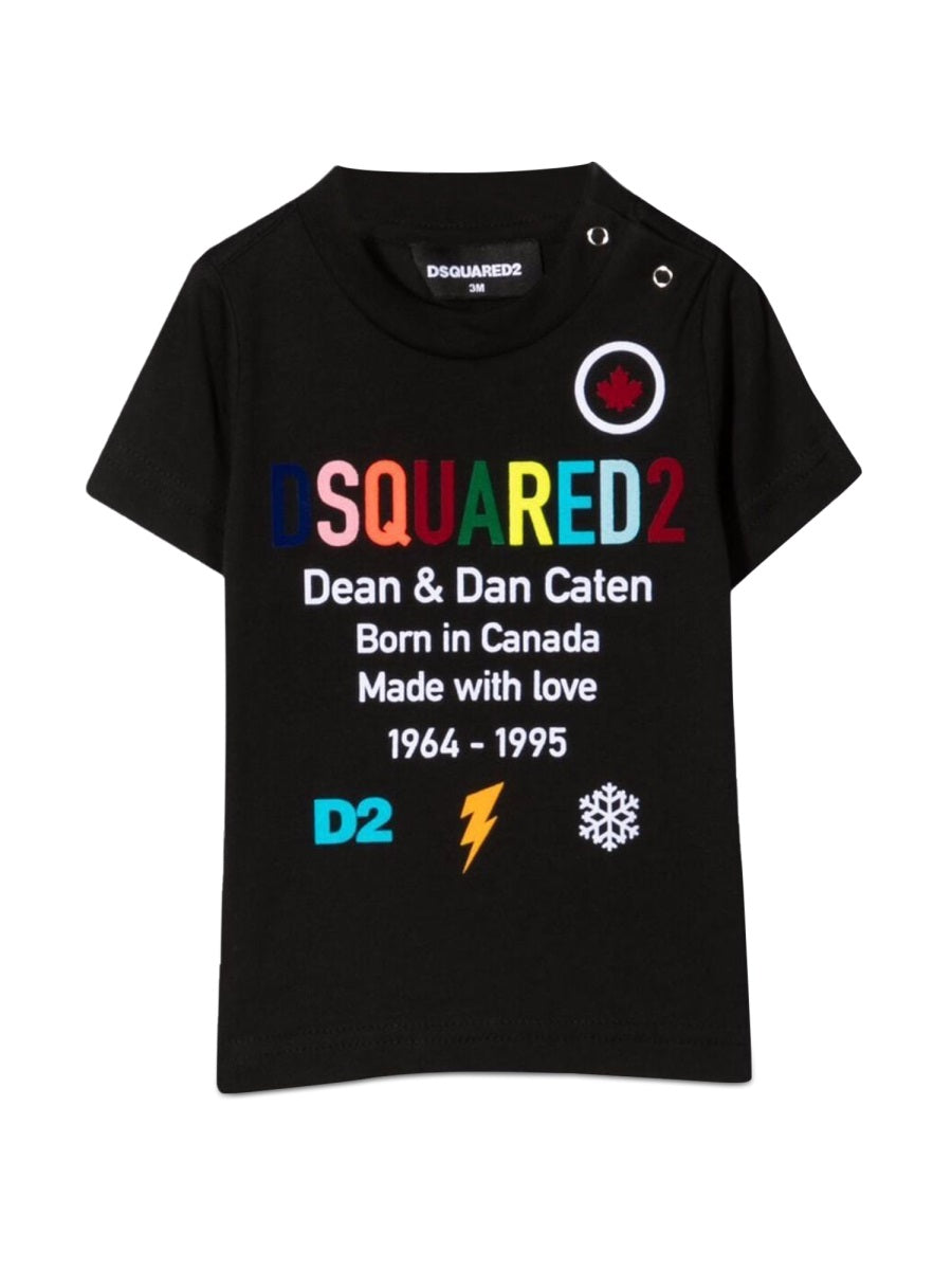 DSQUARED Mini Cotton T-Shirt for Little Trendsetters