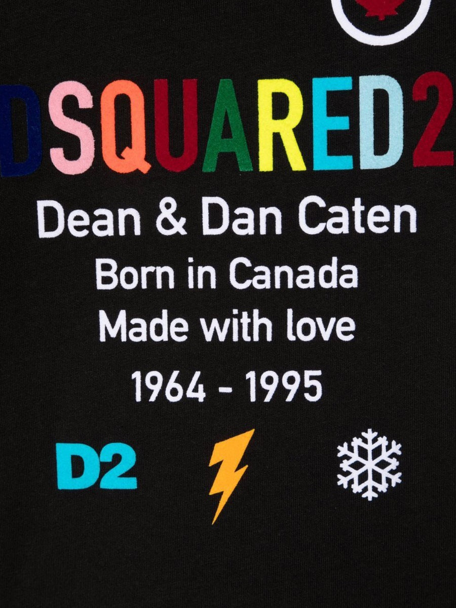 DSQUARED Mini Cotton T-Shirt for Little Trendsetters