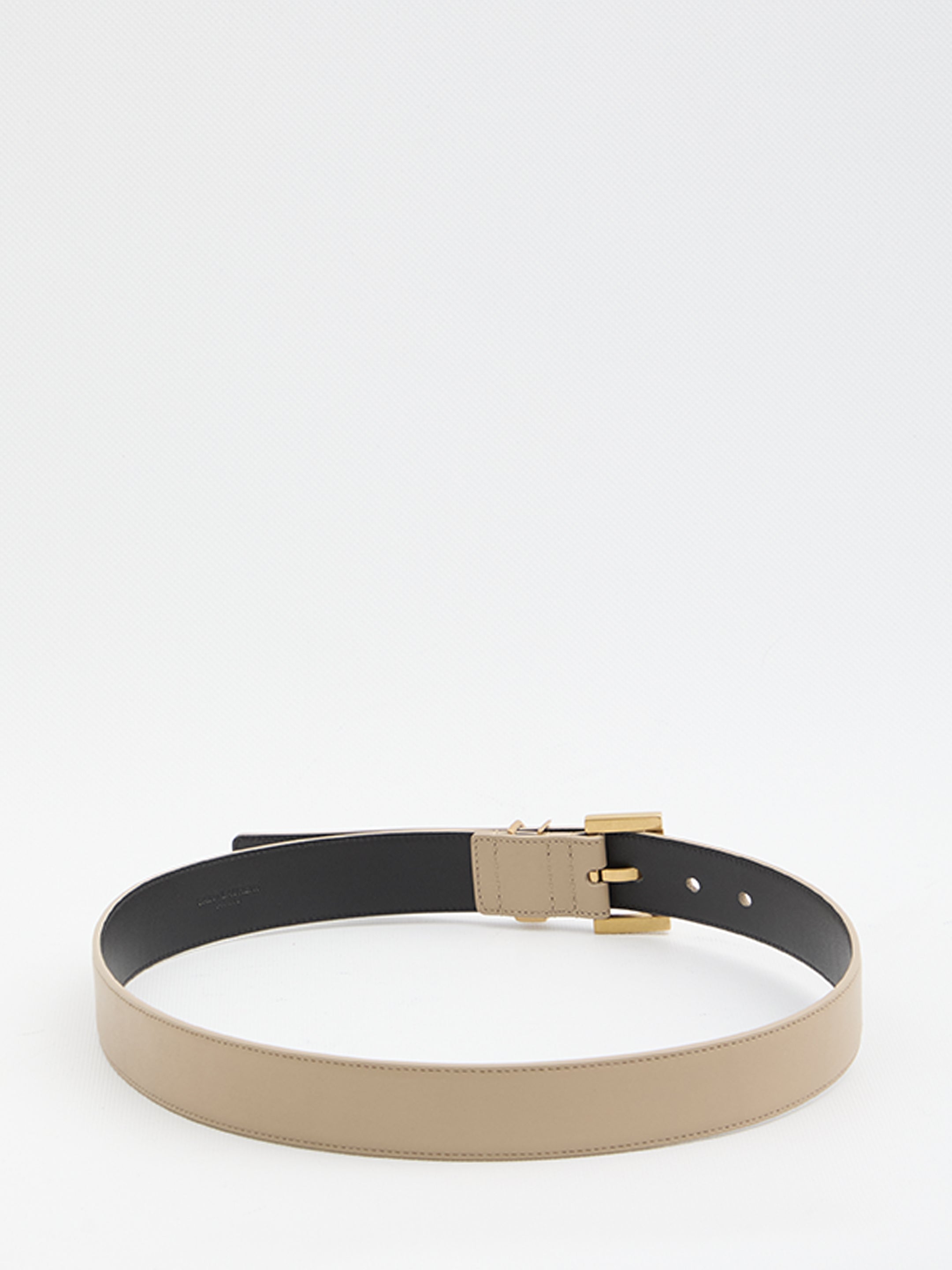 SAINT LAURENT Monogram Belt - 3 cm Width