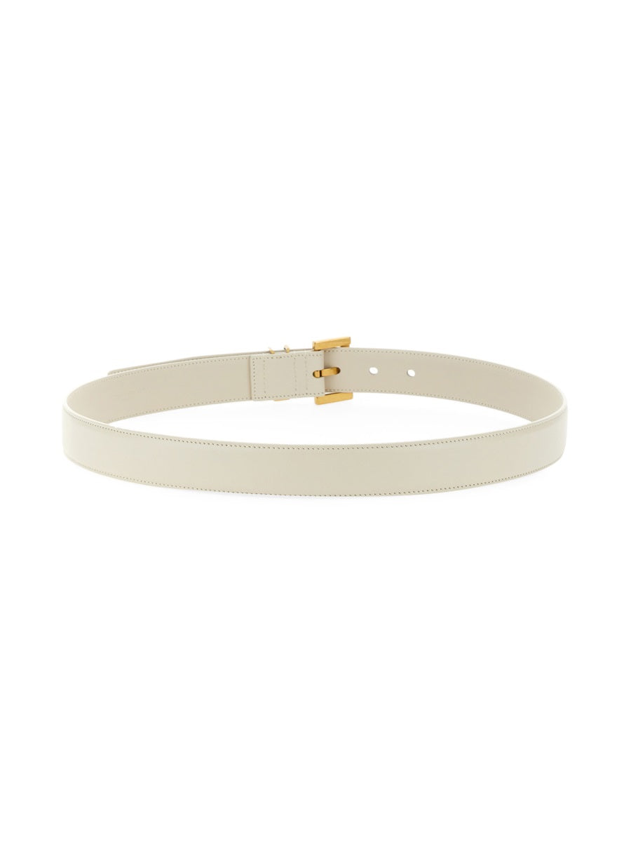 SAINT LAURENT Monogram Belt - 3 cm Width