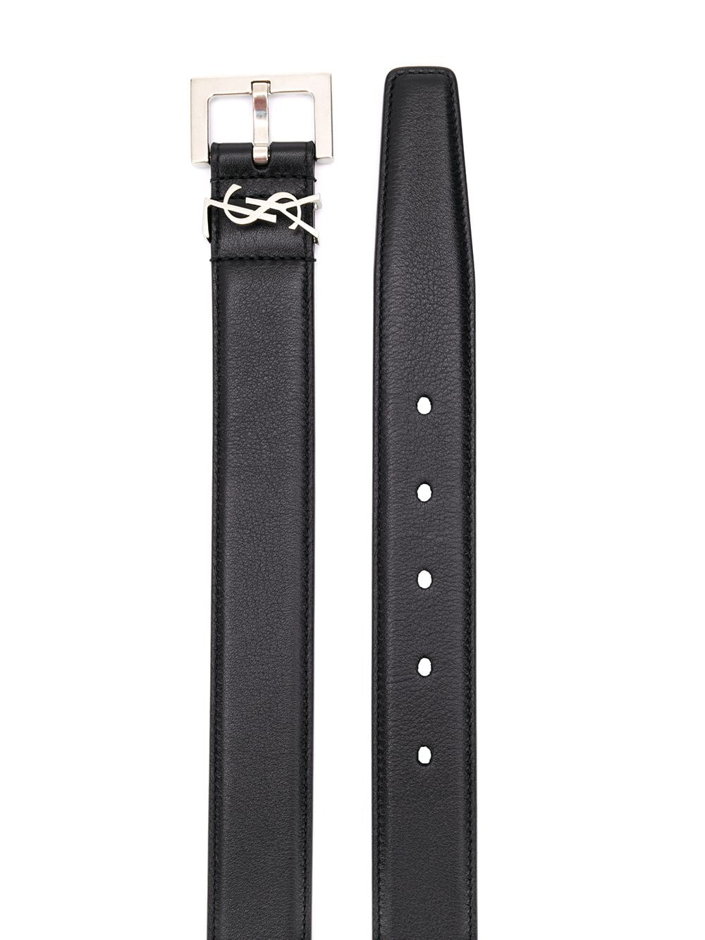 SAINT LAURENT Cassandra Leather Belt