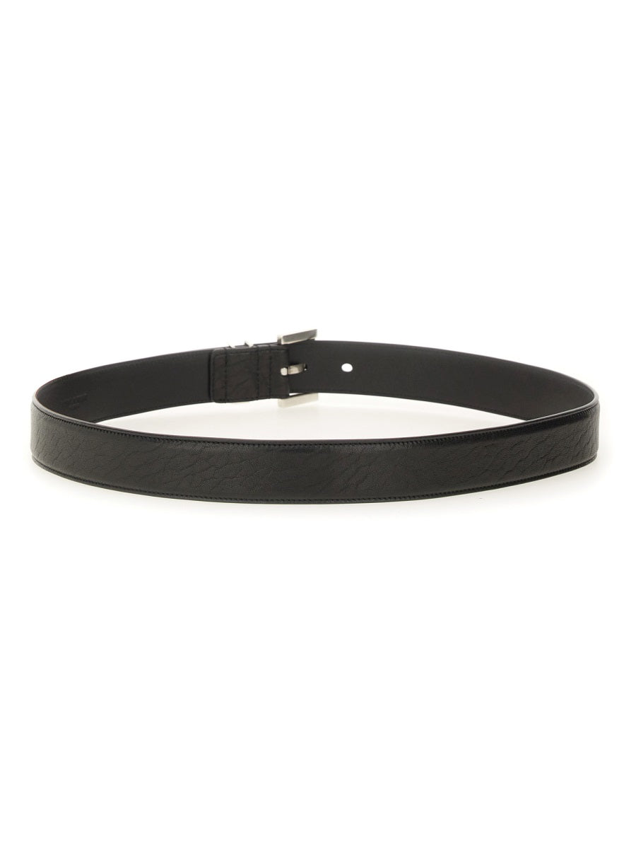 SAINT LAURENT Luxurious Lambskin Belt