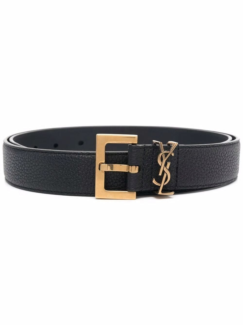 SAINT LAURENT Square Buckle Belt for Men - FW23 Collection