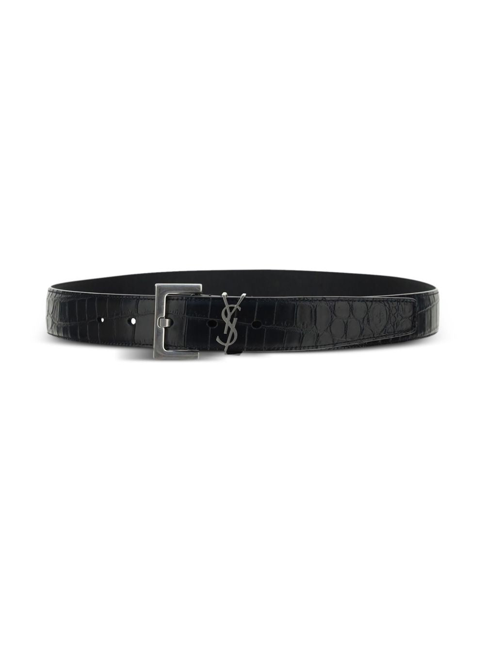 SAINT LAURENT Monogram Belt for Men - FW25 Edition
