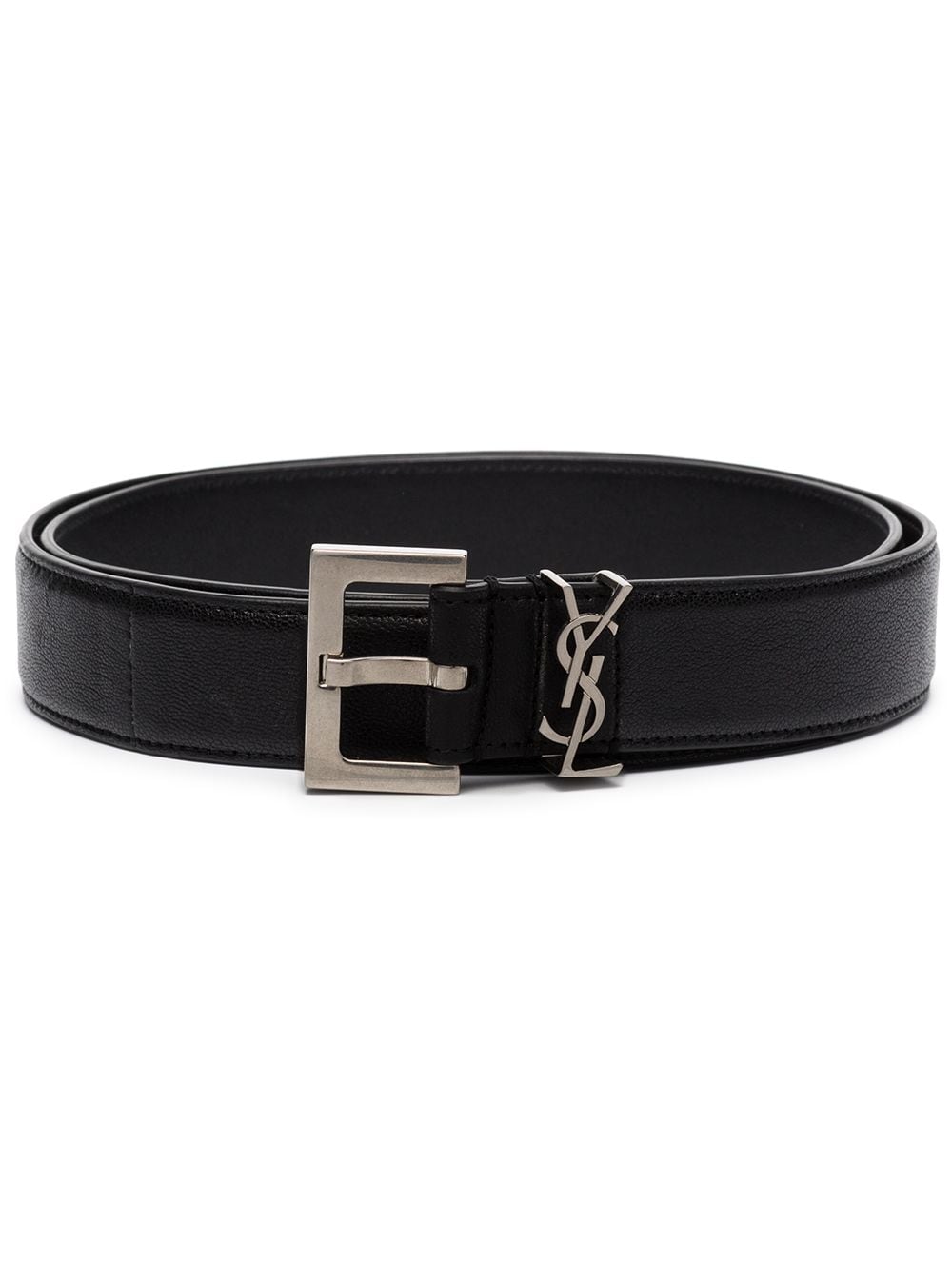 SAINT LAURENT CASSANDRE 3 CM Lambskin Belt
