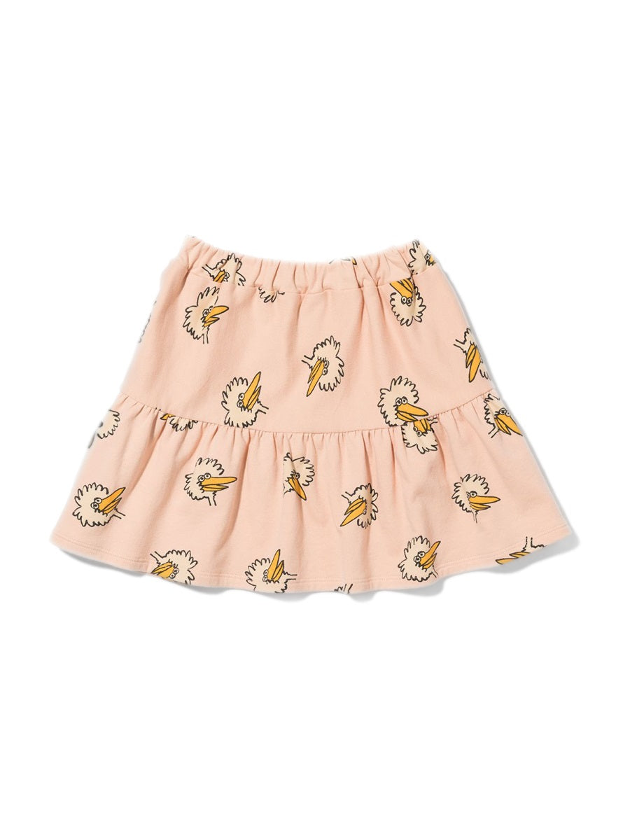 BOBO CHOSES Mini Birdie All Over Fleece Skirt