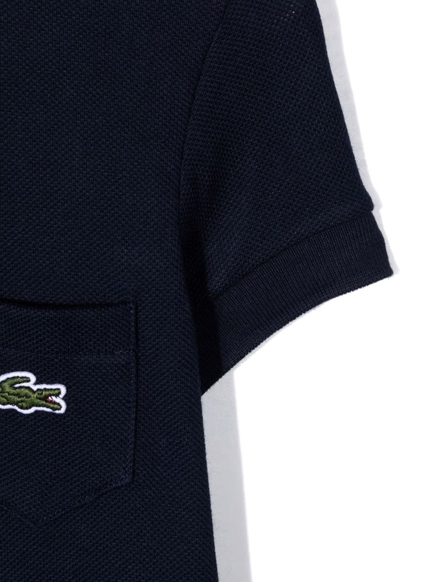 LACOSTE Mini Cotton Polo Dress for Girls