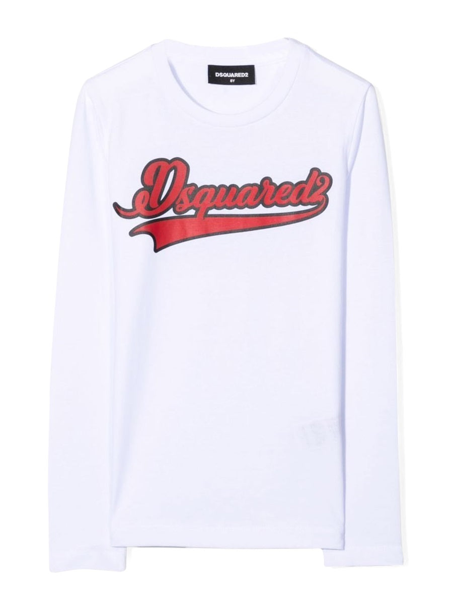 DSQUARED Mini Stylish Cotton T-Shirt for Girls