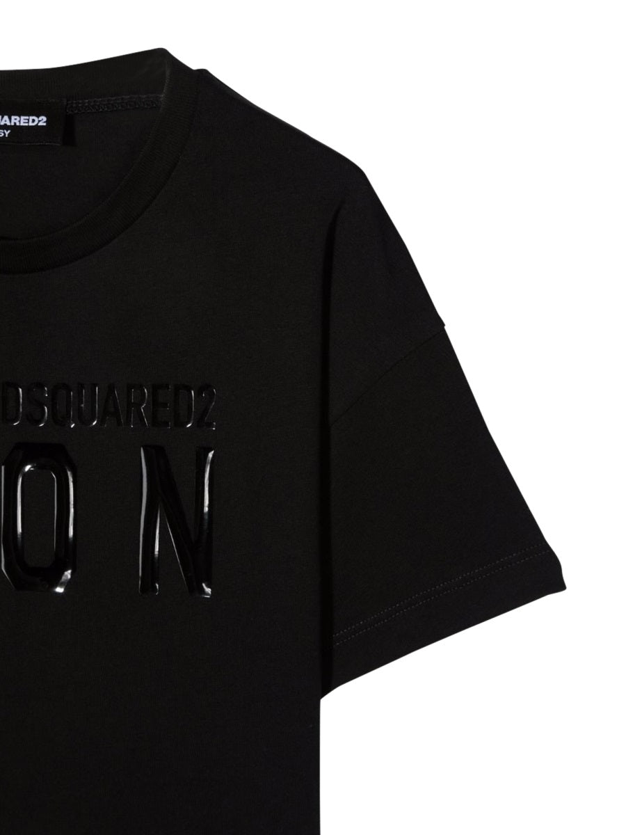 DSQUARED Iconic Cotton T-Shirt for Girls