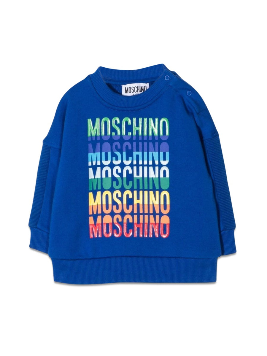 MOSCHINO Mini Cotton Logo Sweatshirt