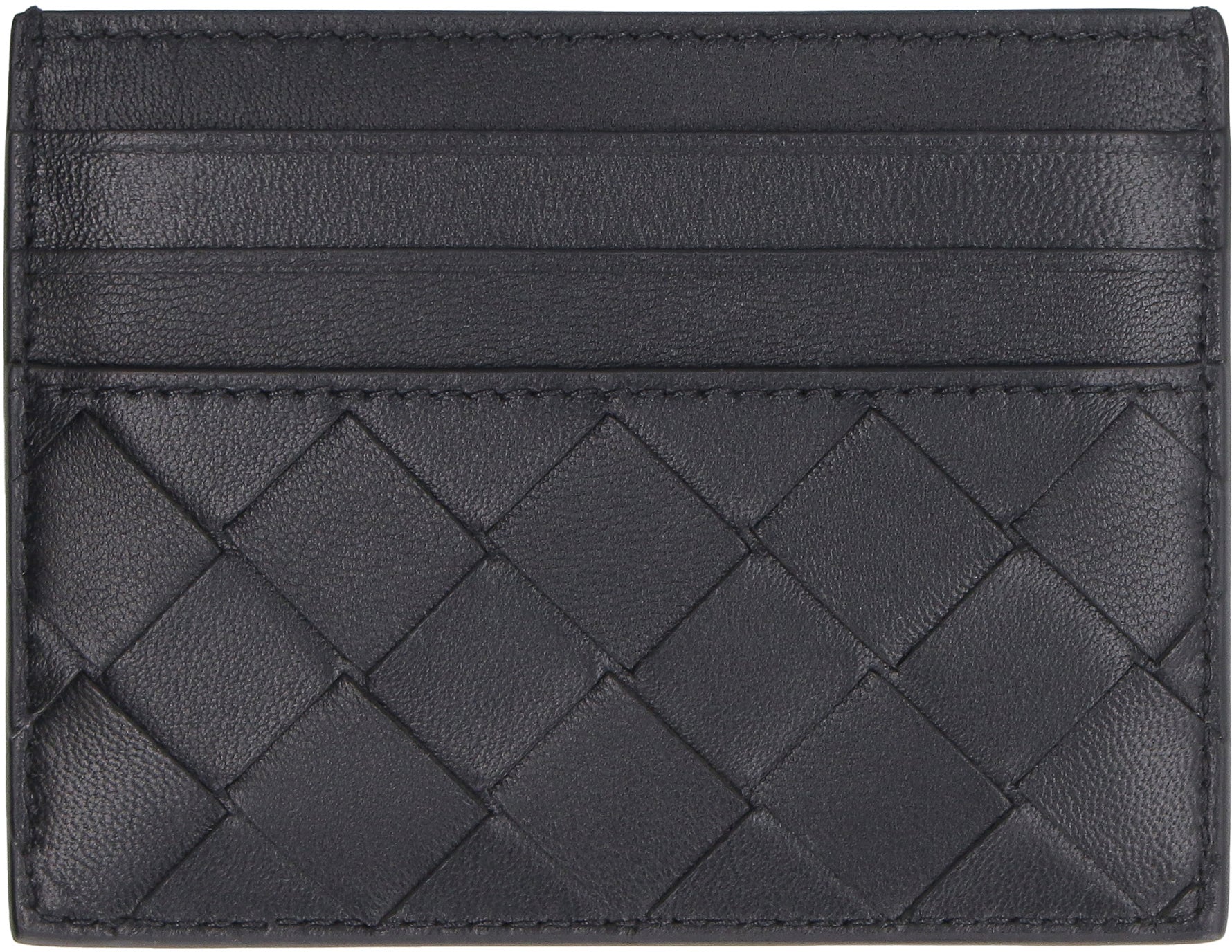 BOTTEGA VENETA Leather Card Holder Mini Pouch