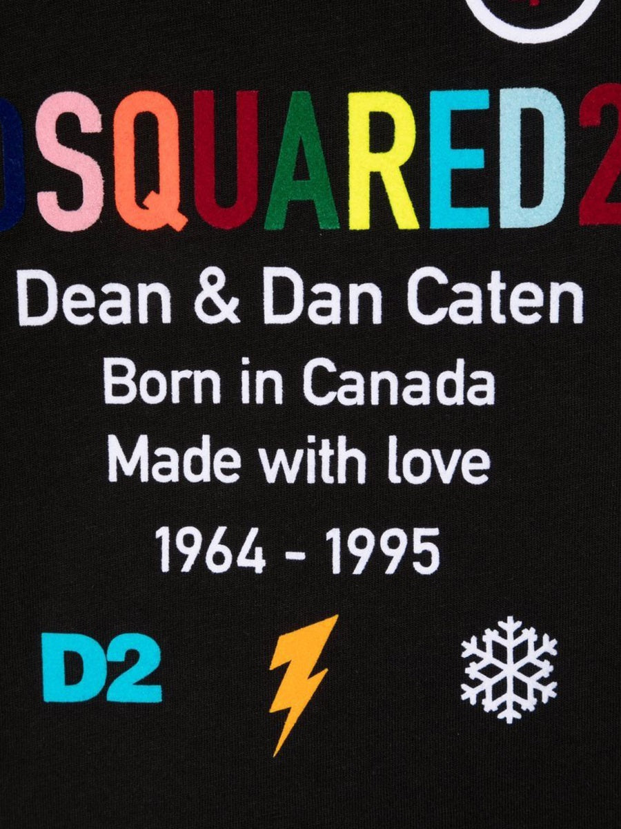 DSQUARED Mini Cotton T-Shirt for Little Trendsetters