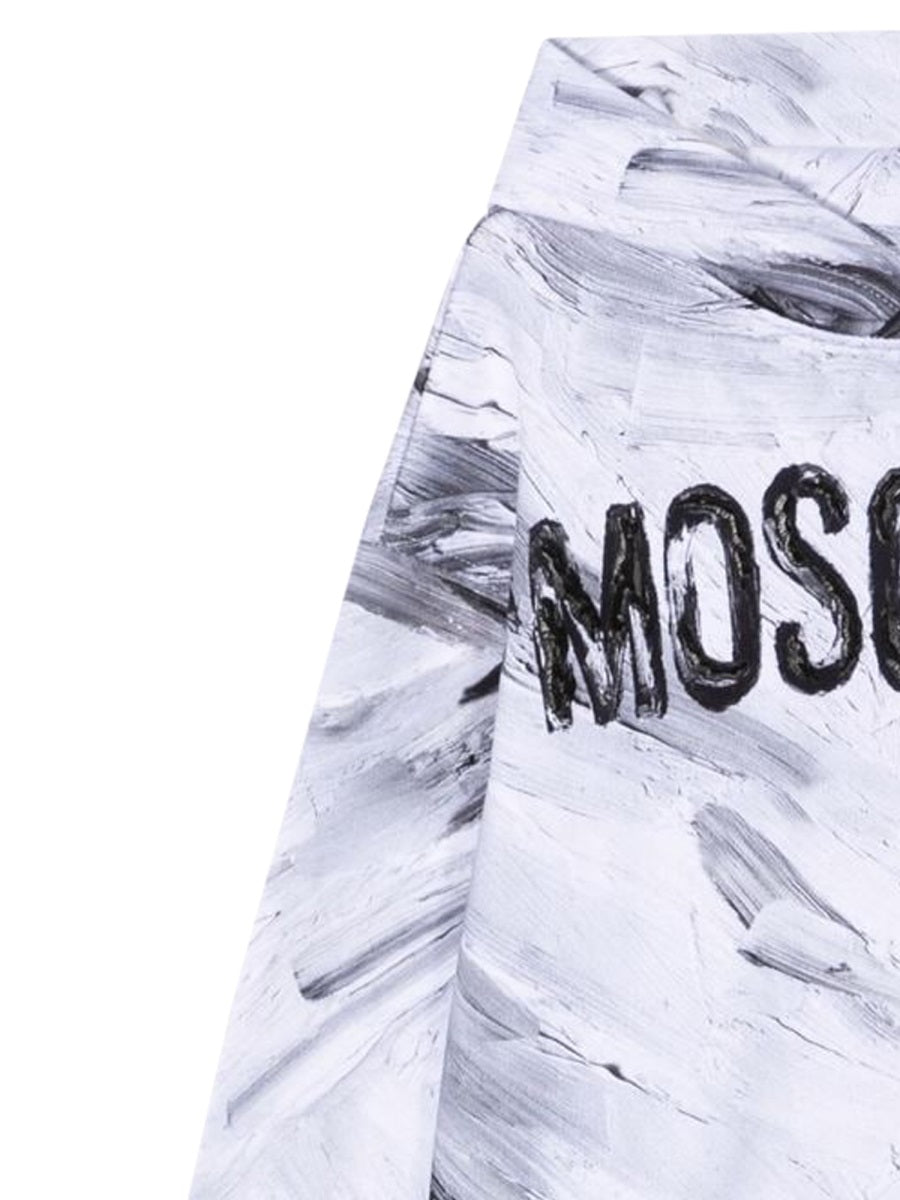 MOSCHINO Unisex Mini Cotton Hooded Sweatshirt