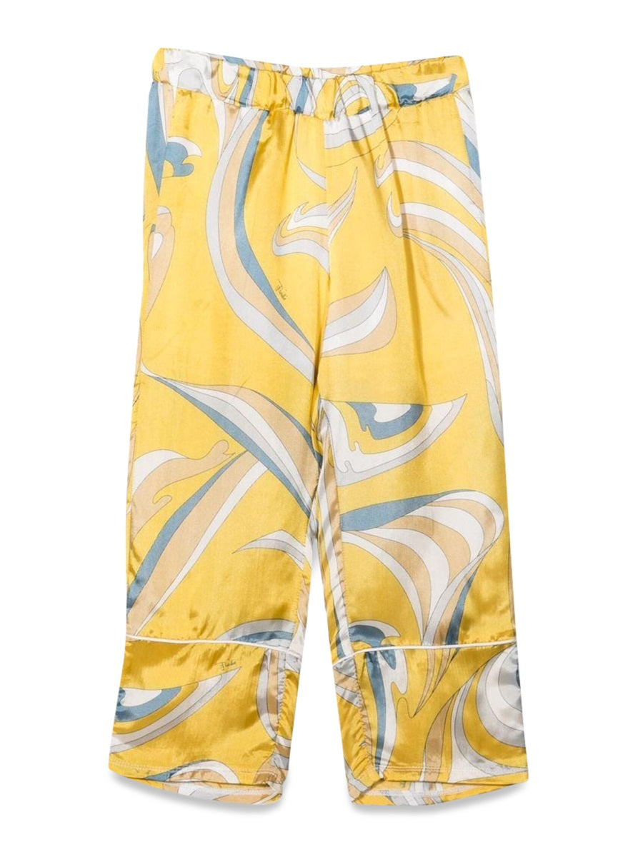 EMILIO PUCCI Stylish Girls' Trousers - Mini Fashion Statement