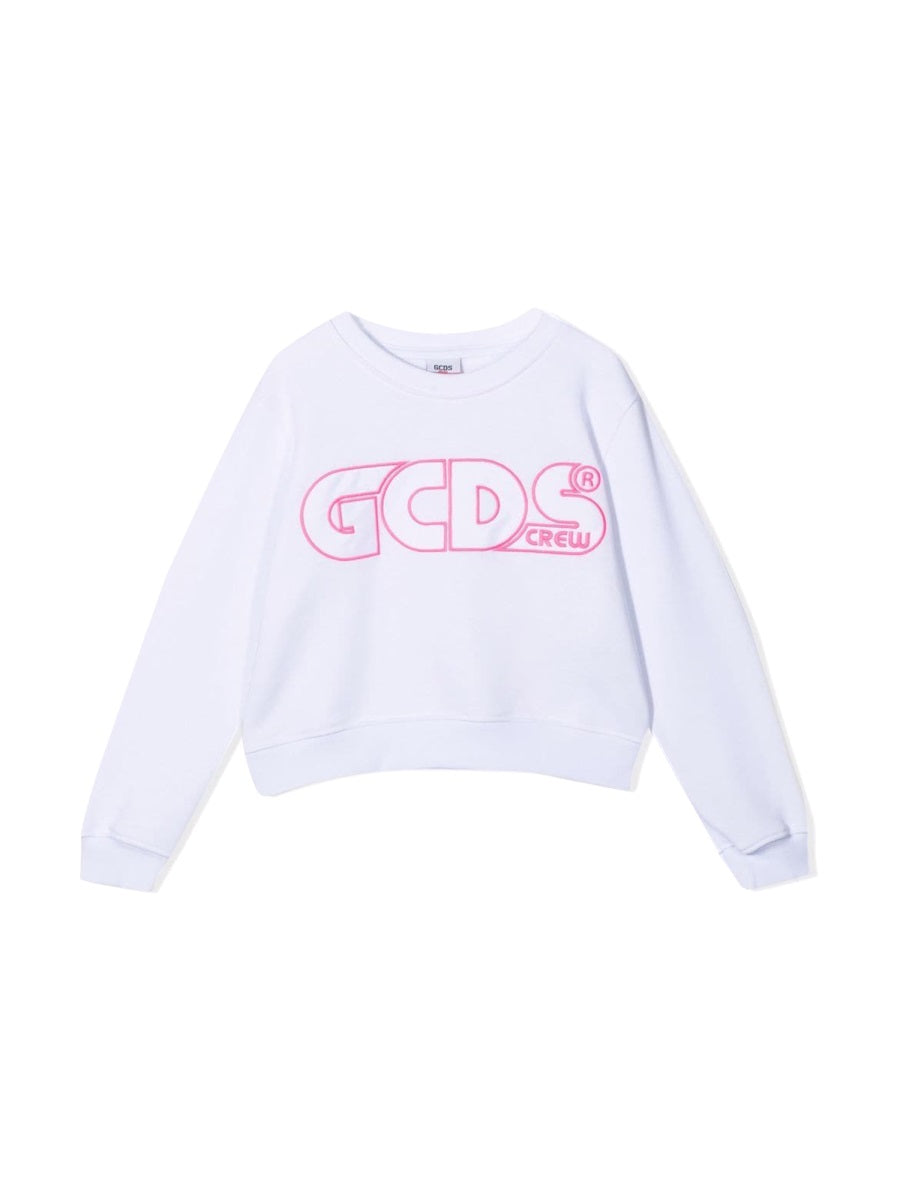GCDS Mini Cropped Sweatshirt for Girls