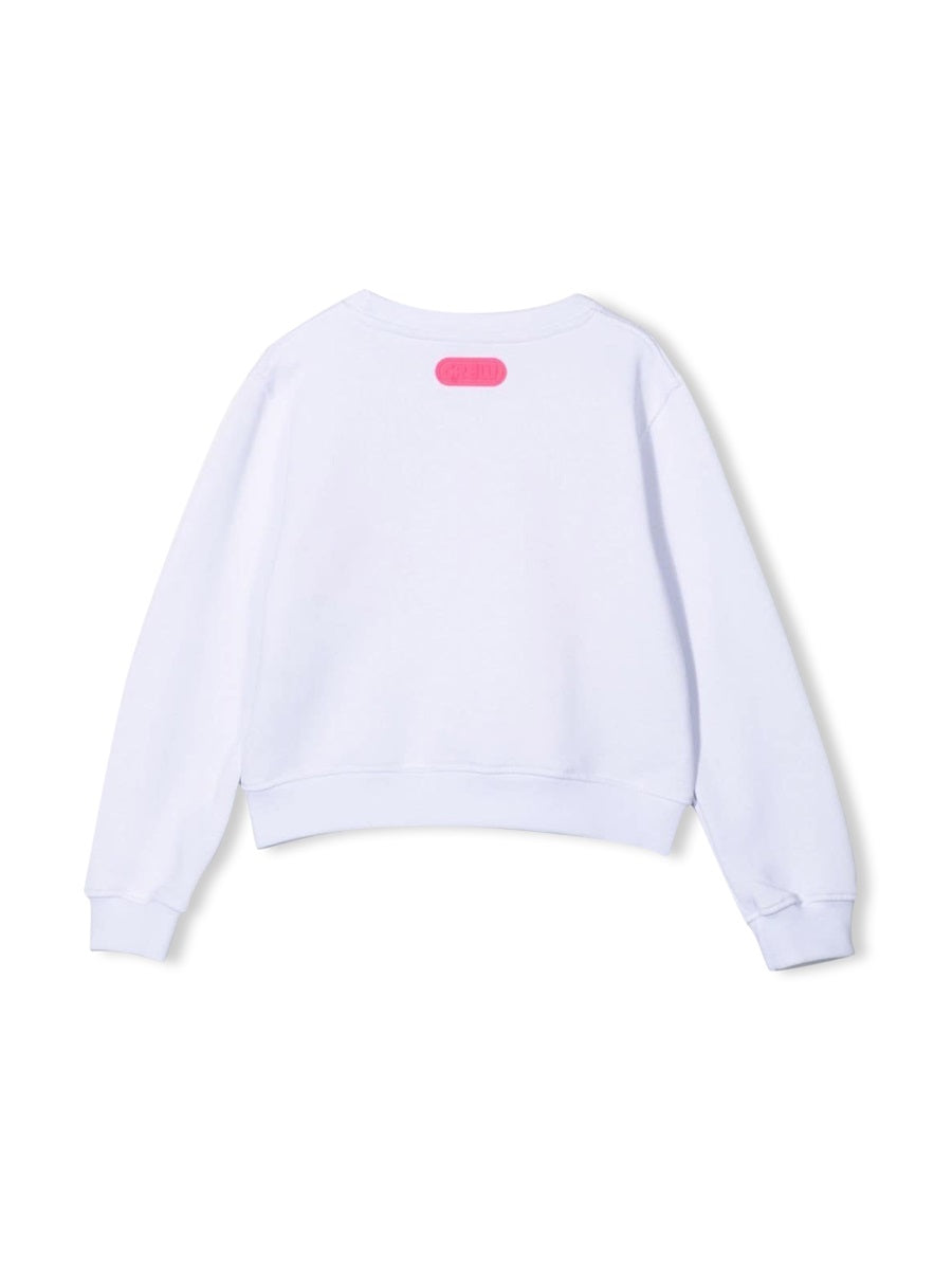 GCDS Mini Cropped Sweatshirt for Girls