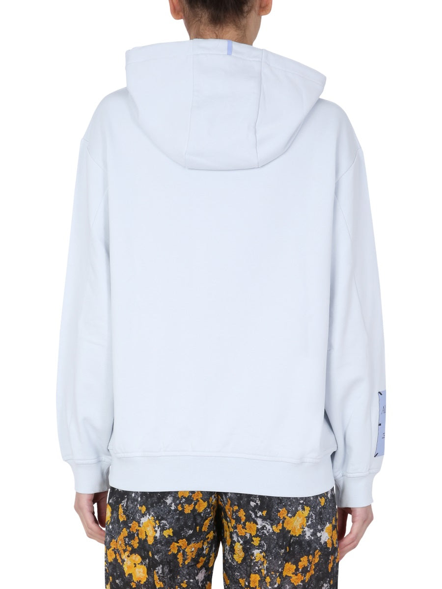 MCQ Relaxed Fit Hooded Sweatshirt for Women