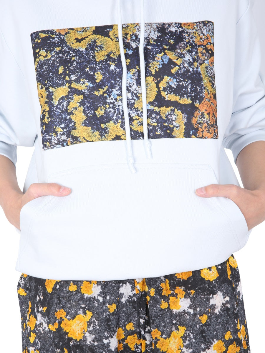 MCQ Relaxed Fit Hooded Sweatshirt for Women