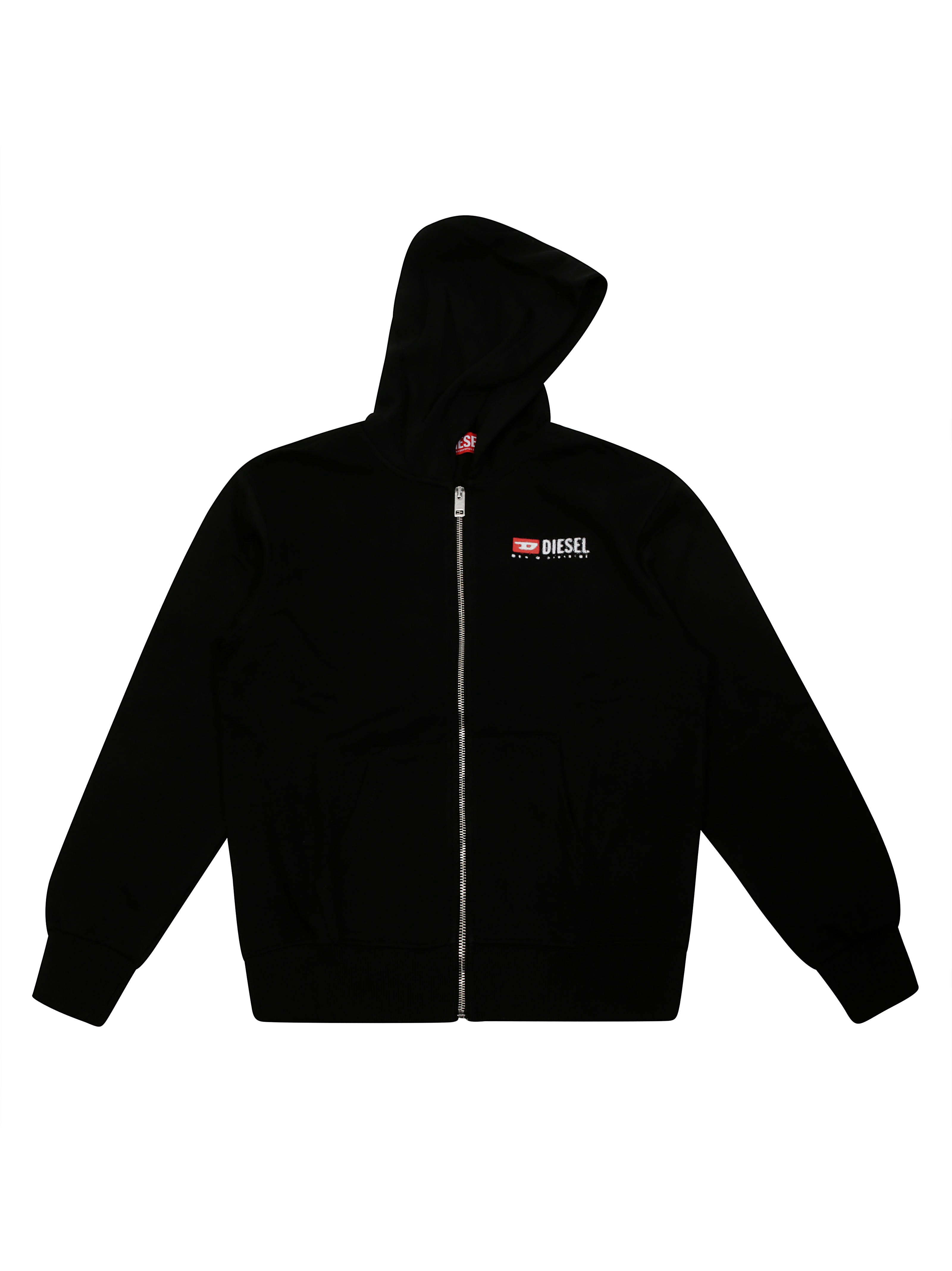 DIESEL Basic Full Zip Sweatshirt for Kids