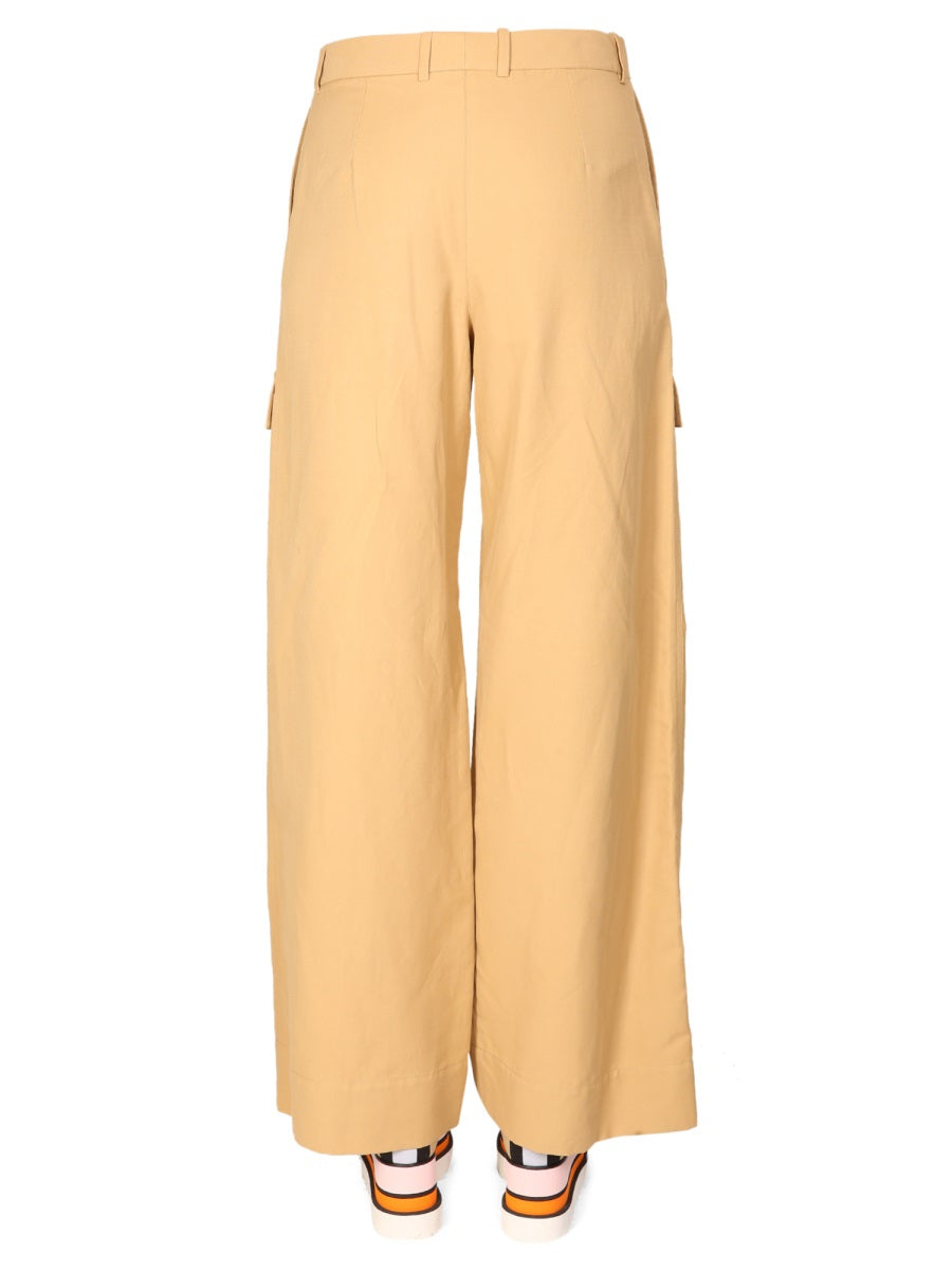 STELLA MCCARTNEY Wide Leg Cargo Pants for Women