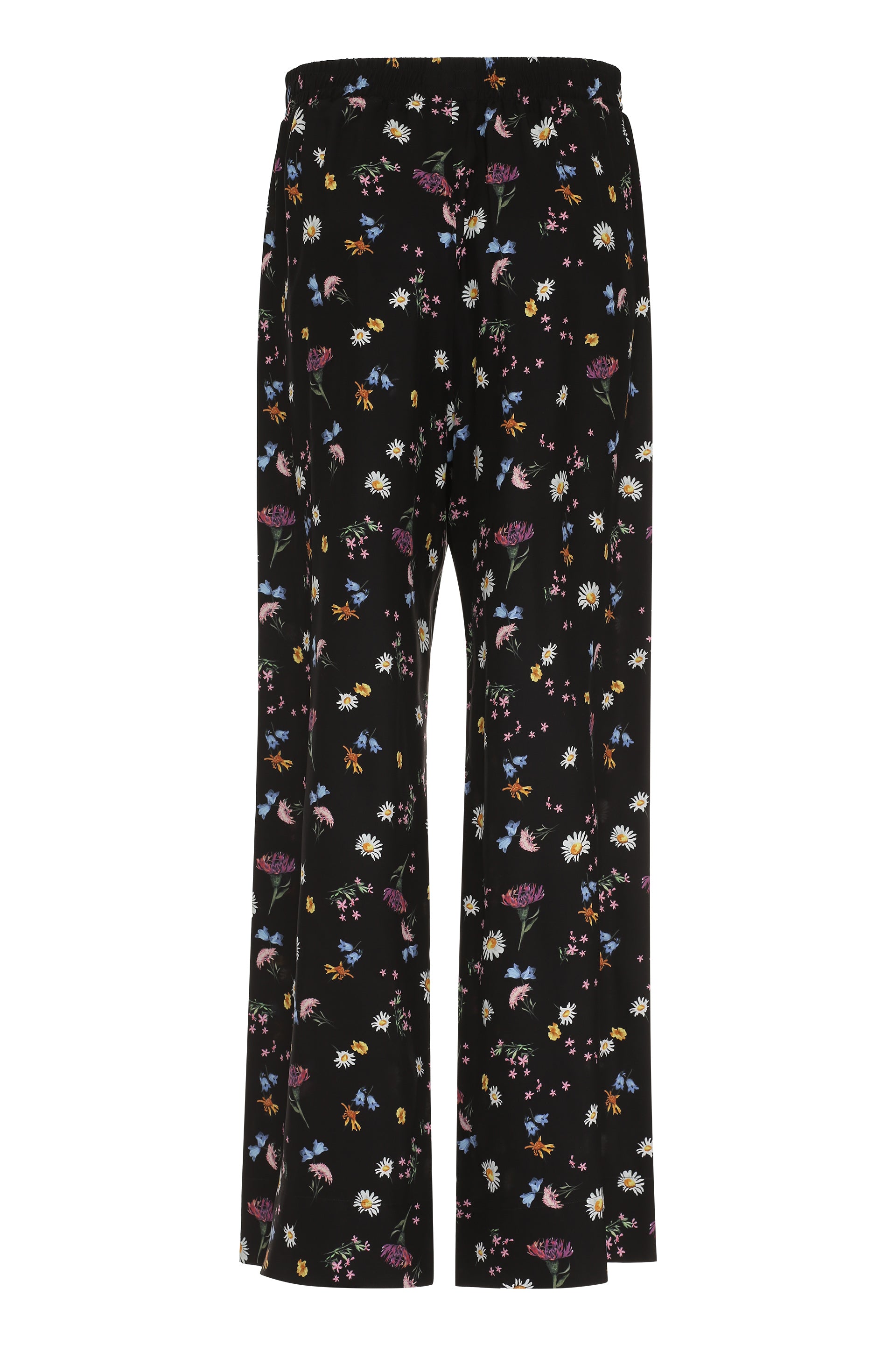 STELLA MCCARTNEY Floral Print Silk Pants