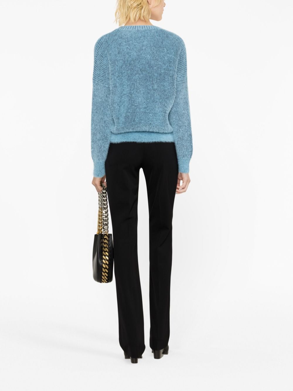 STELLA MCCARTNEY Low Waist Slim Wool Pants
