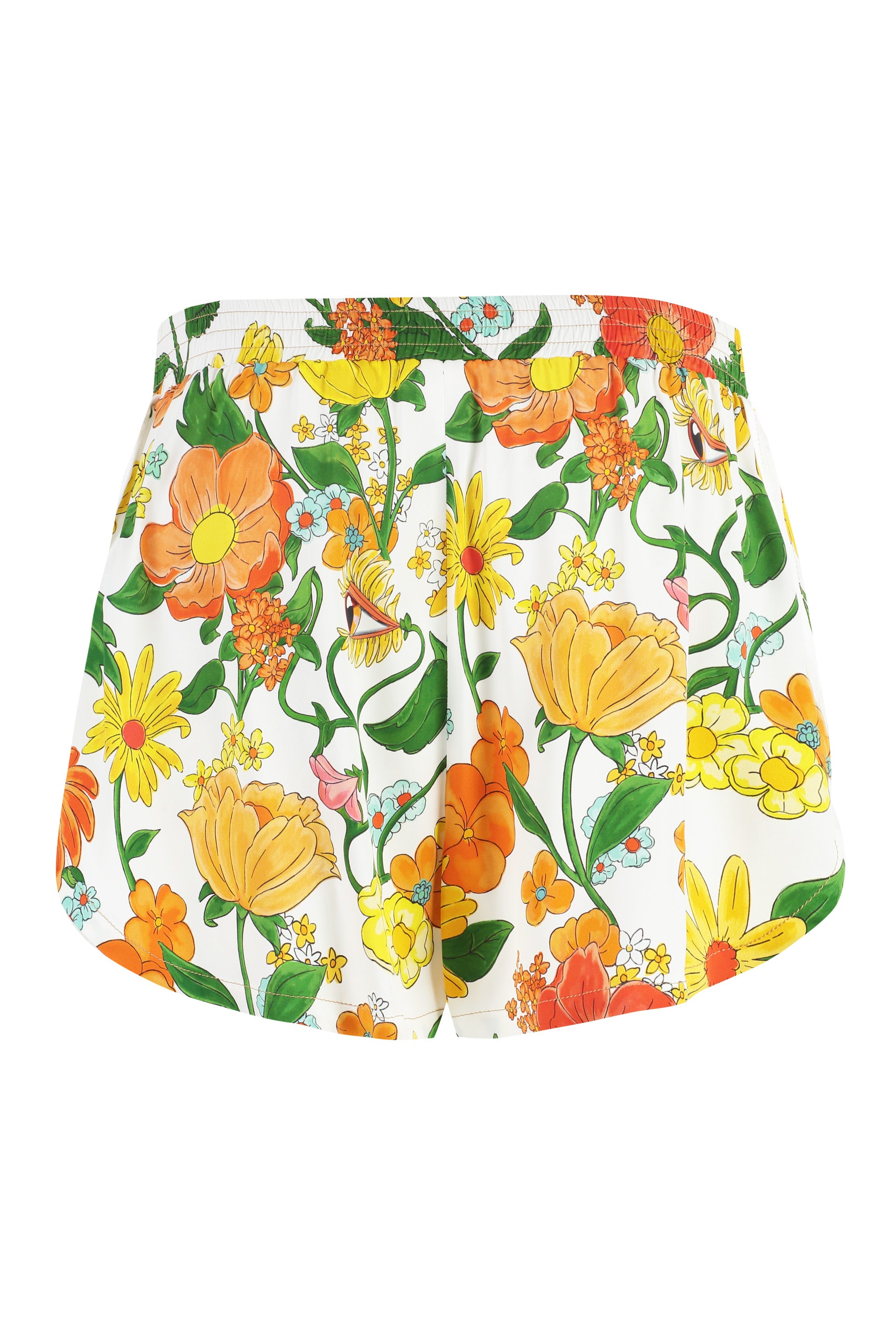 STELLA MCCARTNEY Printed Satin Effect Women's Shorts