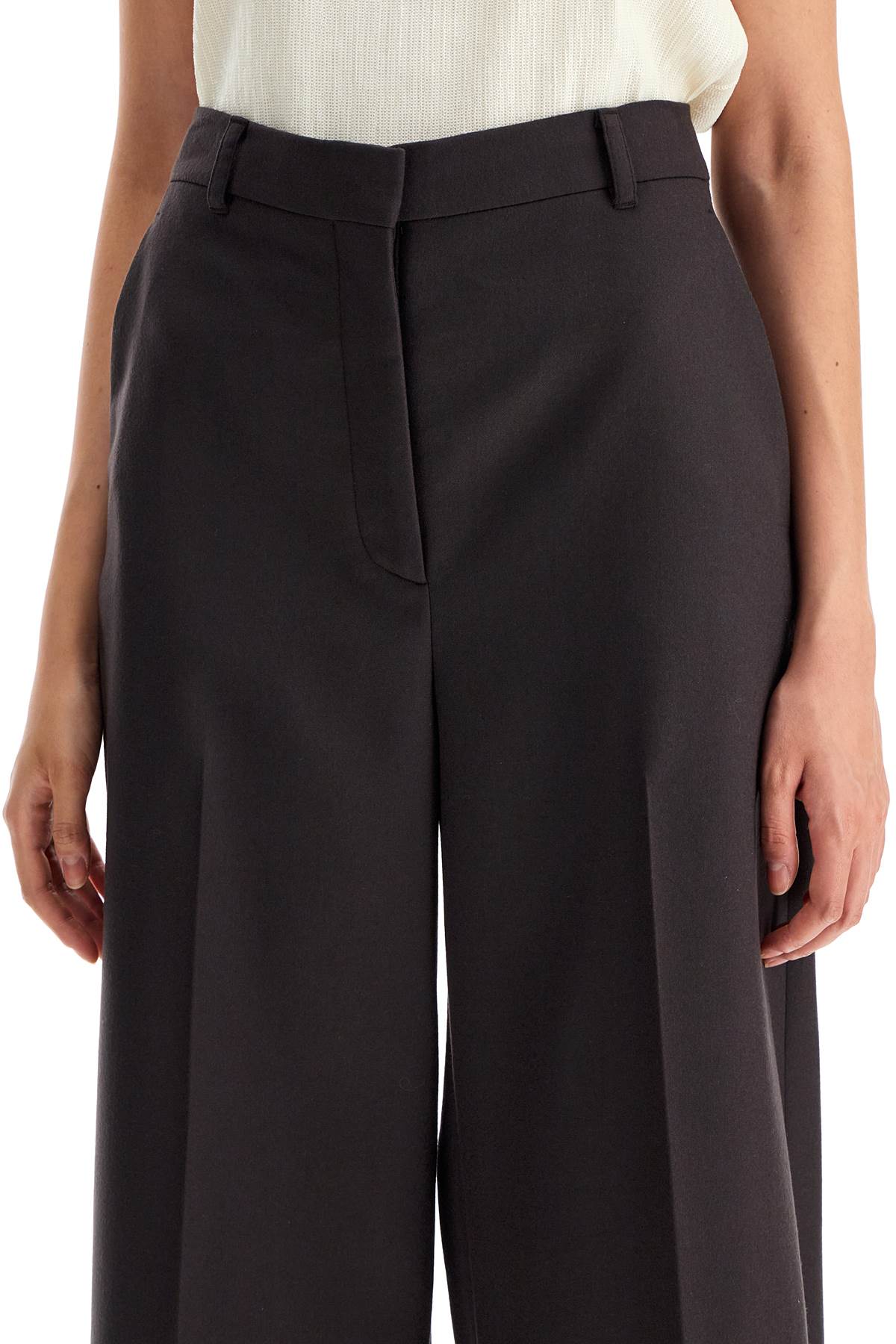 STELLA MCCARTNEY Wide-Leg Wool Pants for Women