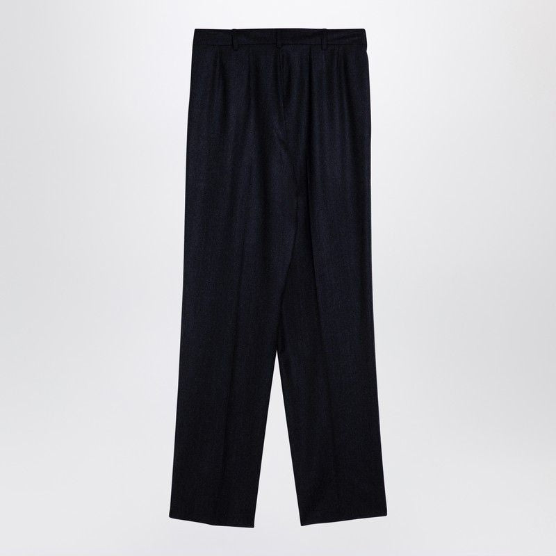 STELLA MCCARTNEY High-Waisted Wool Pleated Trousers