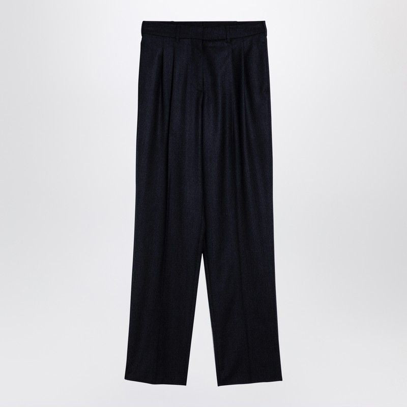STELLA MCCARTNEY High-Waisted Wool Pleated Trousers