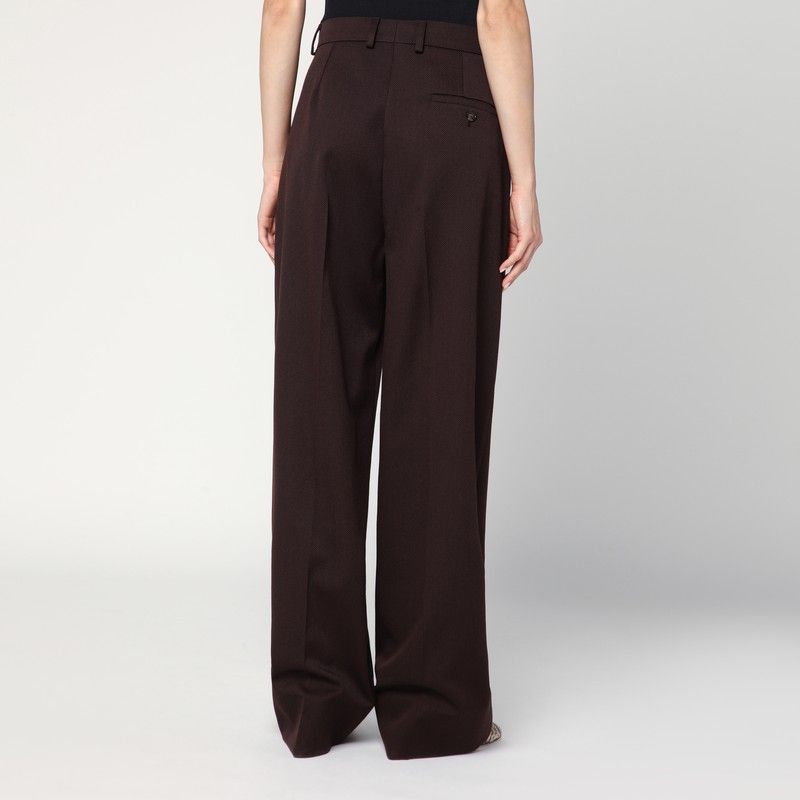 STELLA MCCARTNEY Twill Tailored Loose Trousers for Women
