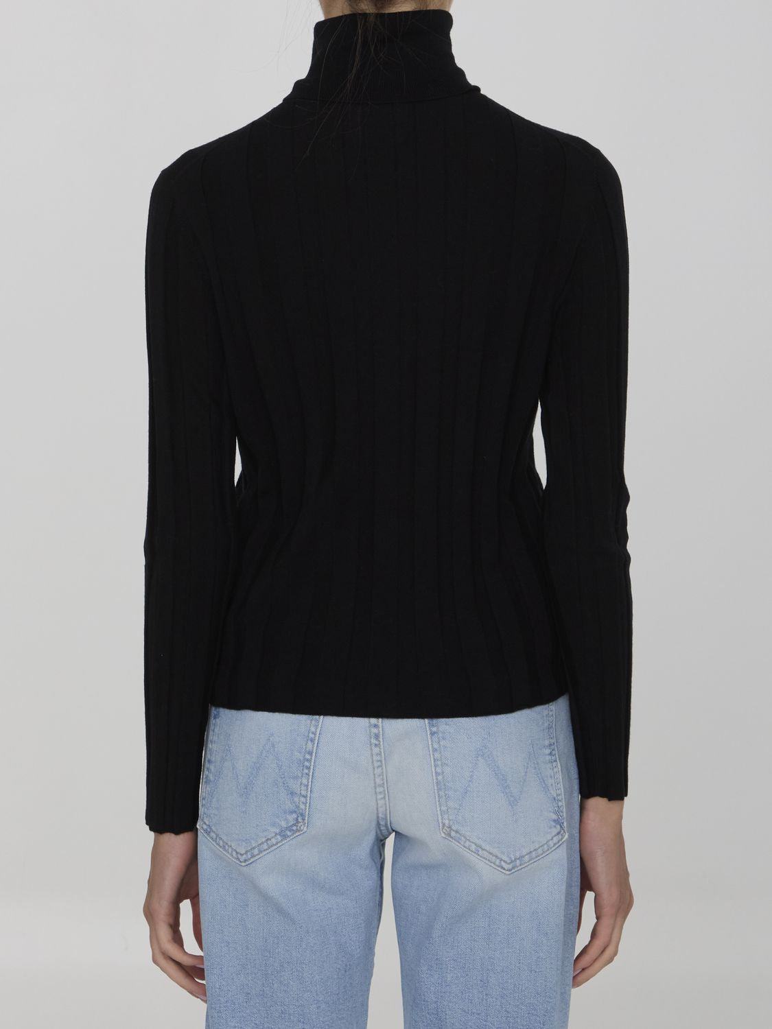 ALLUDE Regular Fit Turtleneck Jumper