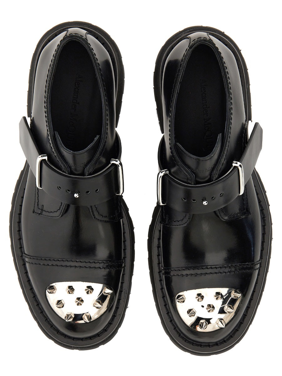 ALEXANDER McQUEEN Studded Derby Dress Loafers