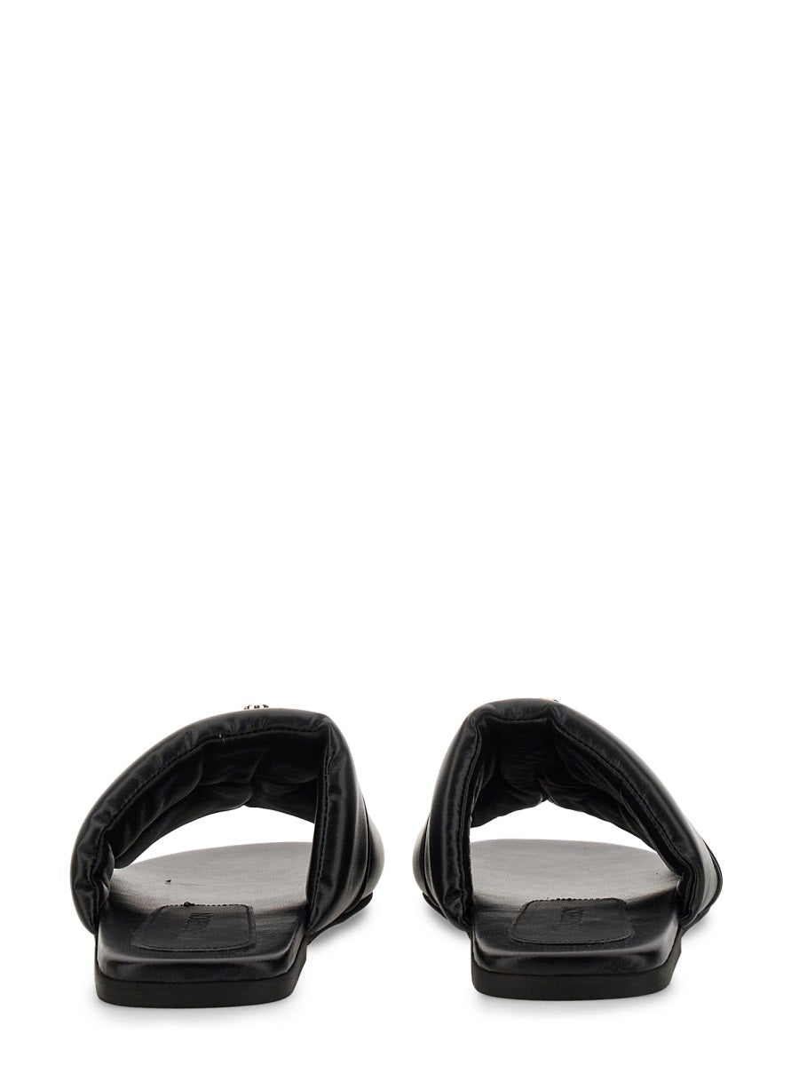 JW ANDERSON Slide Sandal with Logo and Comfortable Heel