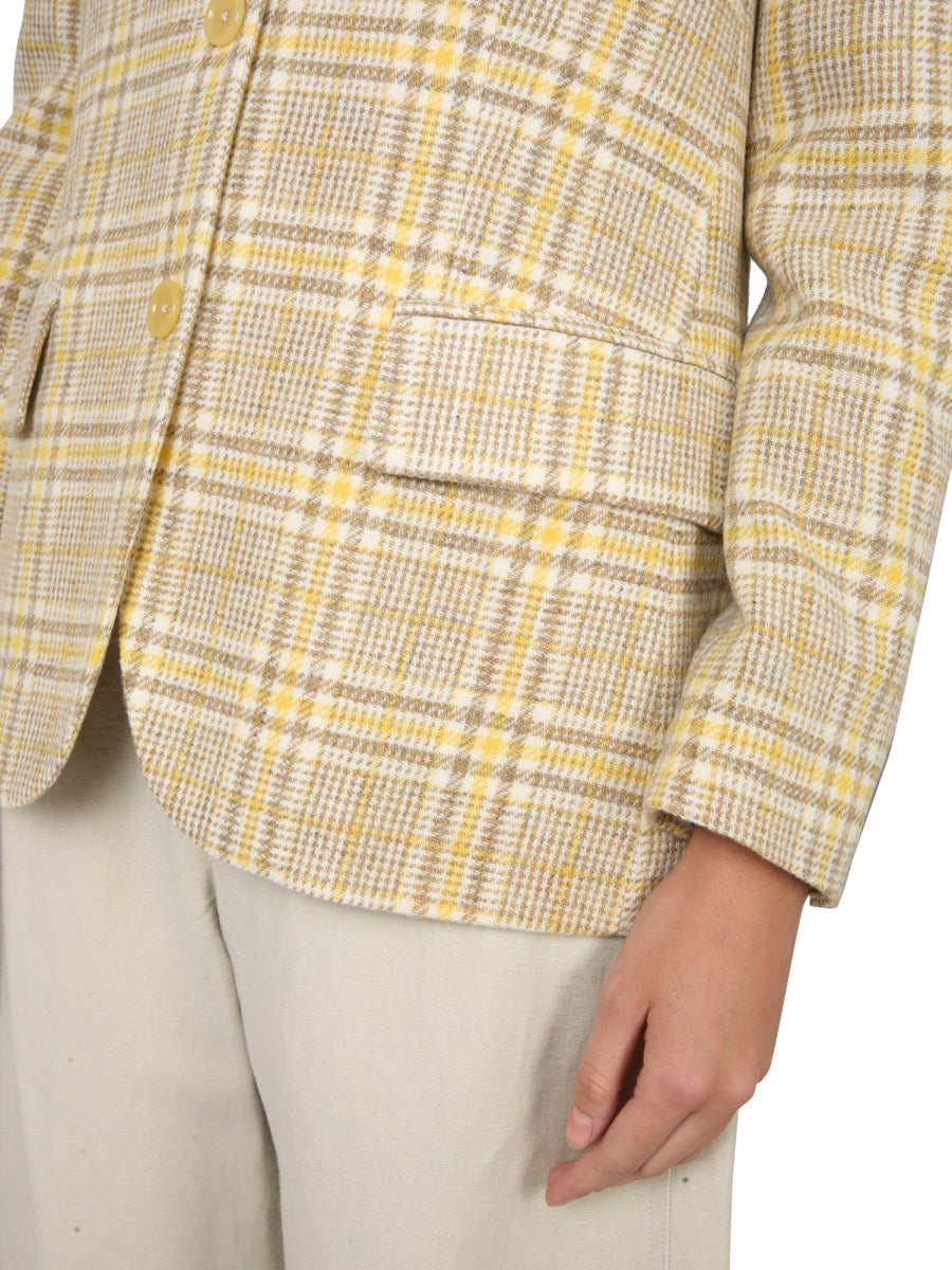 ASPESI Single-Breasted Mini Blazer for Women