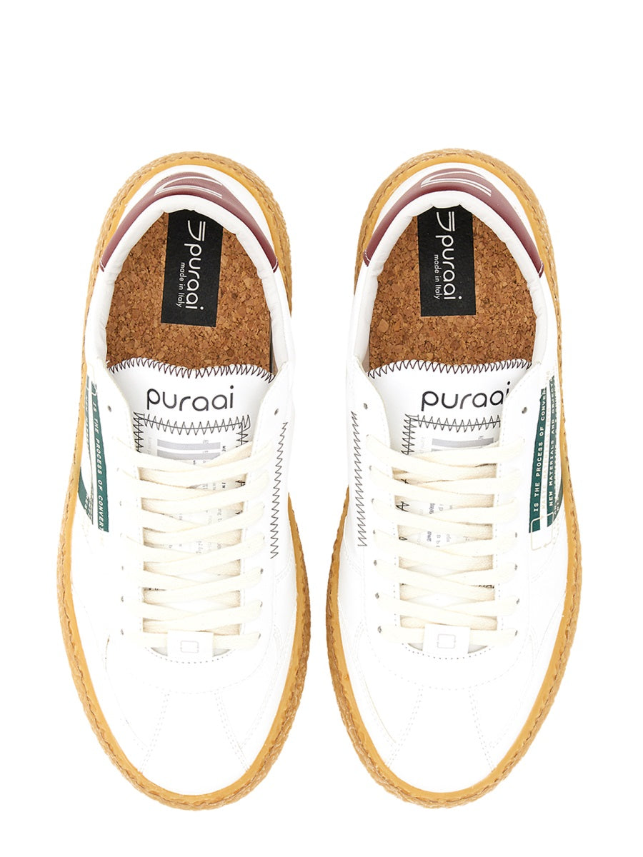 PURAAI Eco-Friendly Sneakers with Rubber Sole - 2.5 CM