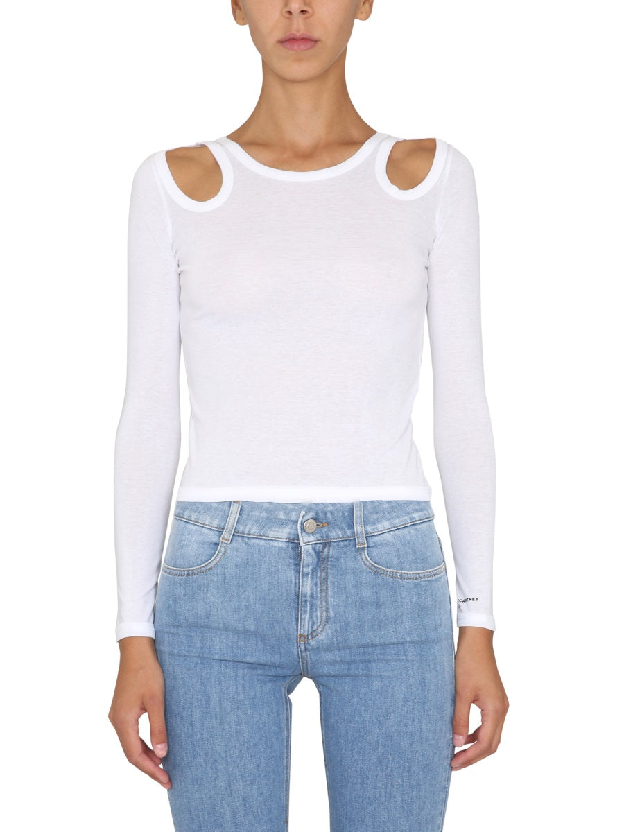 STELLA McCARTNEY Elegant Cut-Out Detail Women's Top