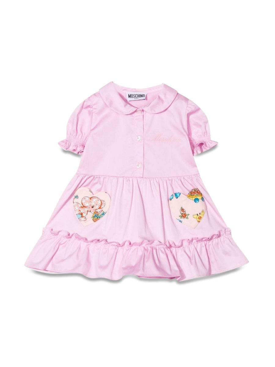 MOSCHINO Mini Dress for Baby Girls - SS22 Collection