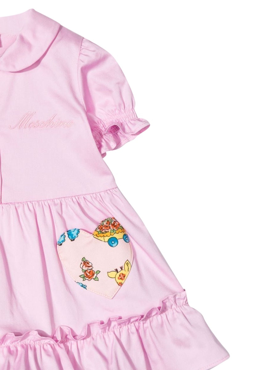 MOSCHINO Mini Dress for Baby Girls - SS22 Collection