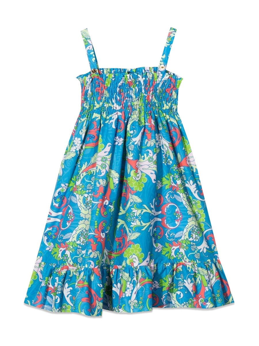 VERSACE Mini Cotton Dress for Girls - Spring/Summer Collection