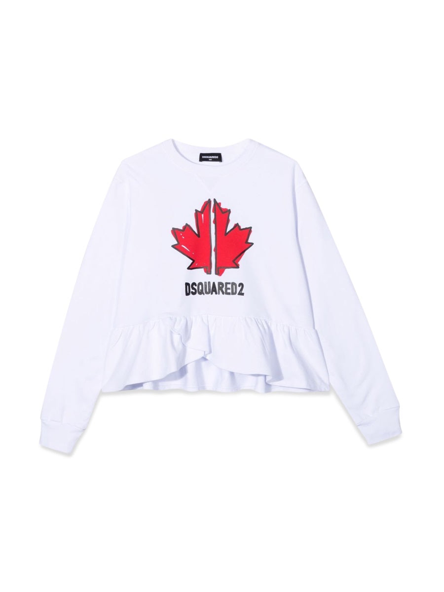 DSQUARED Trendy Girls' Sweatshirt - SS22 Collection
