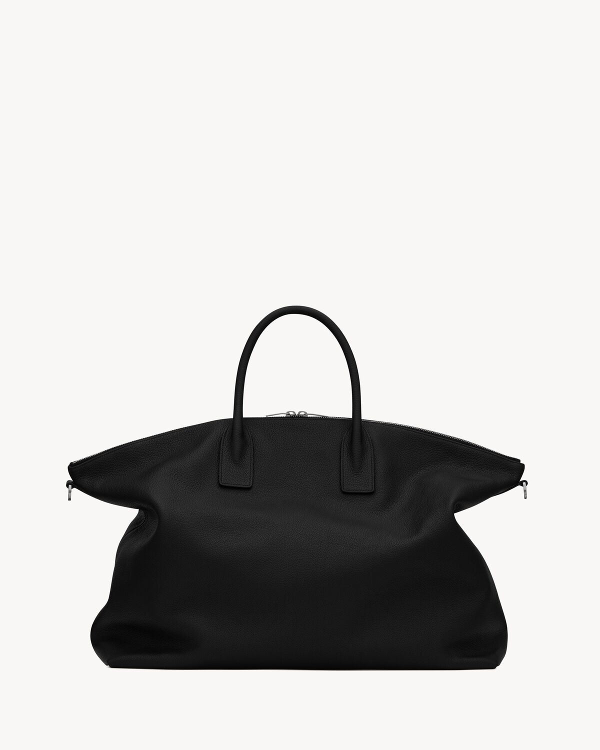 SAINT LAURENT Leather Travel Handbag - Mini Tote