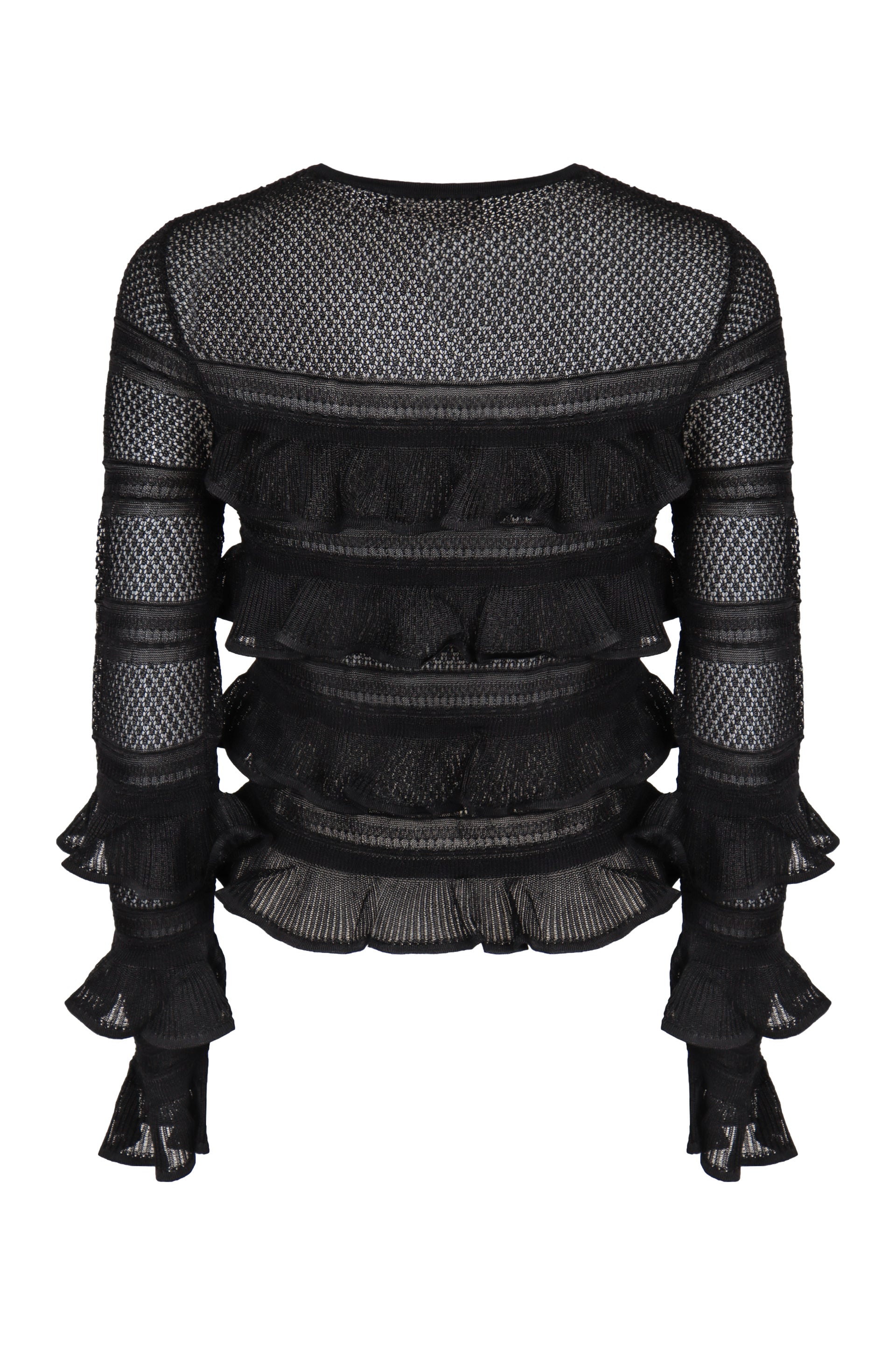 ZIMMERMANN Hypnotic Lace Top with Ruffles - FW25