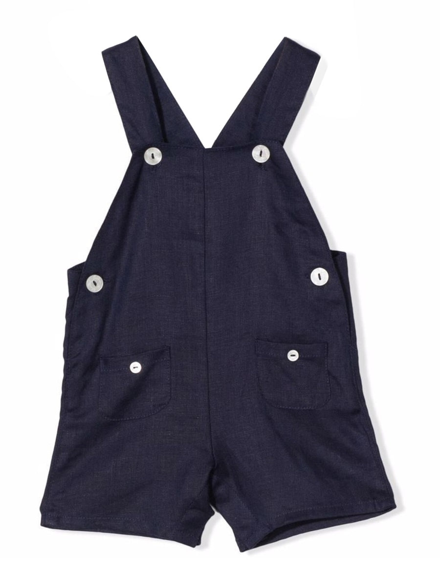 TARTINE ET CHOCOLAT Mini Linen Jumpsuit for Baby Boys