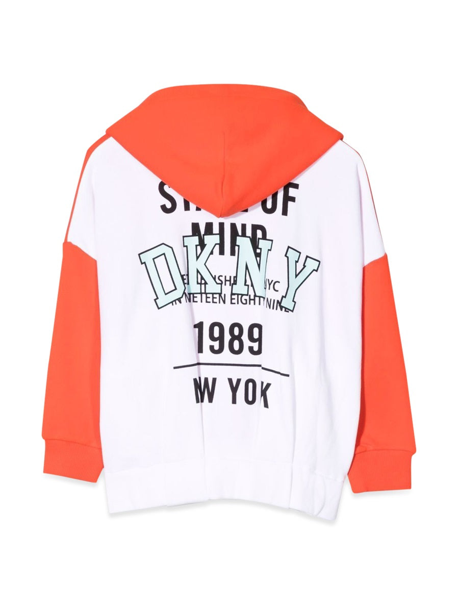 DKNY Girls' Mini Hooded Cardigan