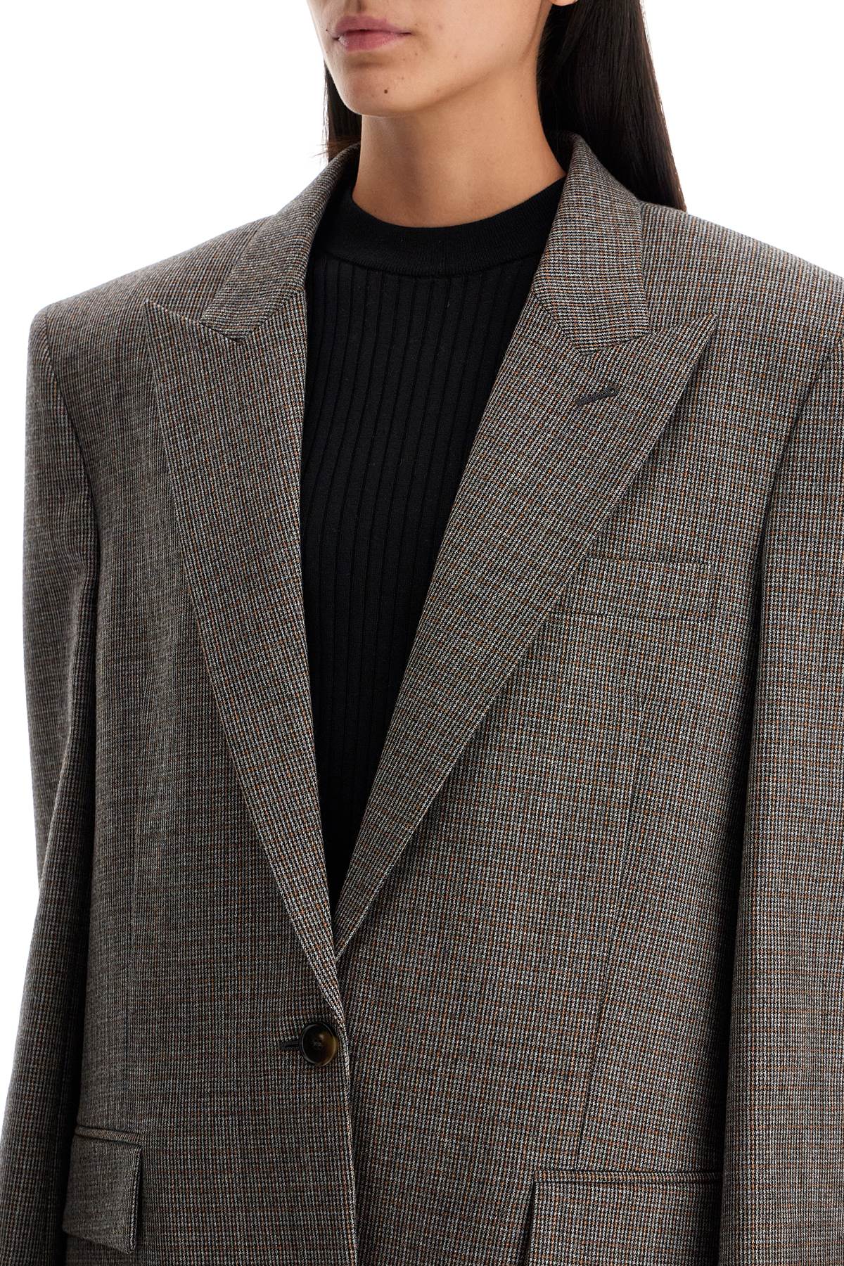 STELLA MCCARTNEY Oversized Embroidered Wool Blazer for Women