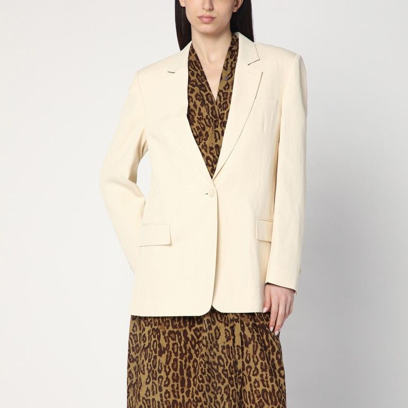 STELLA MCCARTNEY Viscose Blend Blazer for Women - SS25 Collection