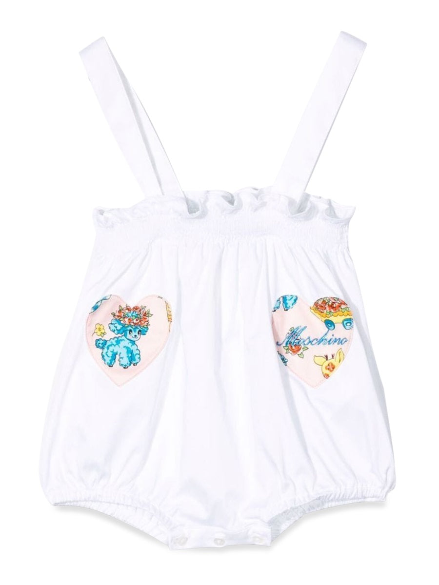 MOSCHINO Mini Baby Short & Hat Set